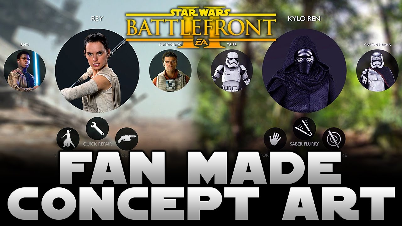 EA Star Wars Battlefront 2 Concept Art By Fans