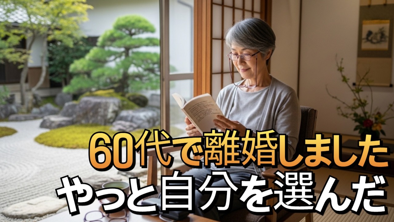 離婚の印鑑を押した日…60代で初めて自分を選んだ