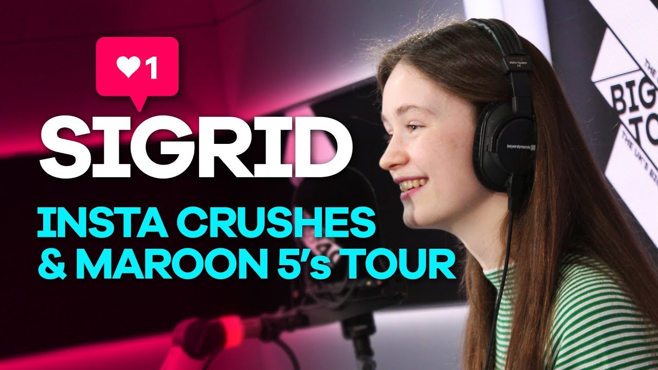 Sigrid talks Instagram crushes and touring with Maroon 5