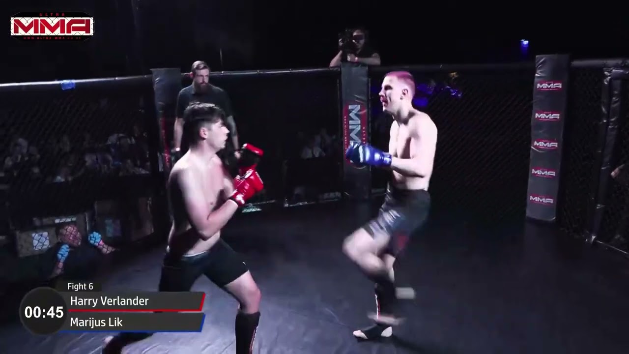 ULTRA MMA CARDIFF 11 11 22 HARRY VERLANDER V MARIJUS LIK