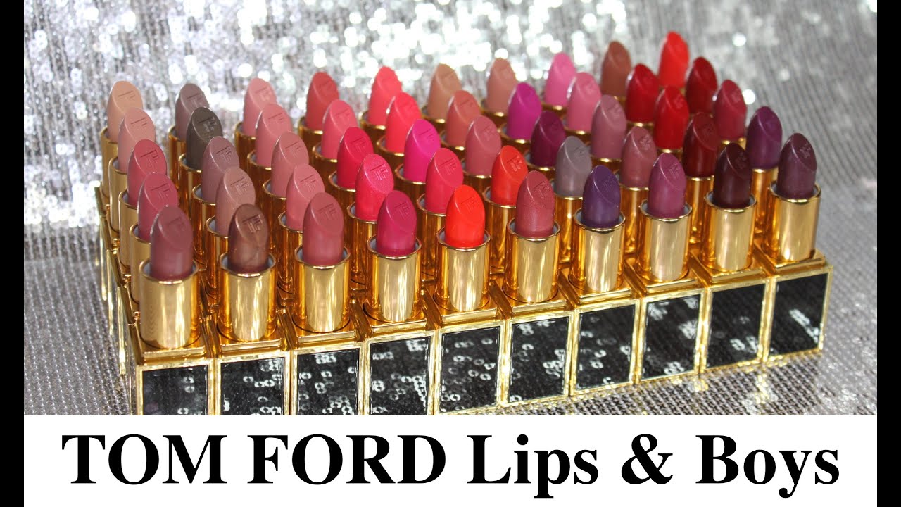 Sherryi77 | Lipstick Swatches | Tom Ford Lips & Boys ALL 50 shades 2015