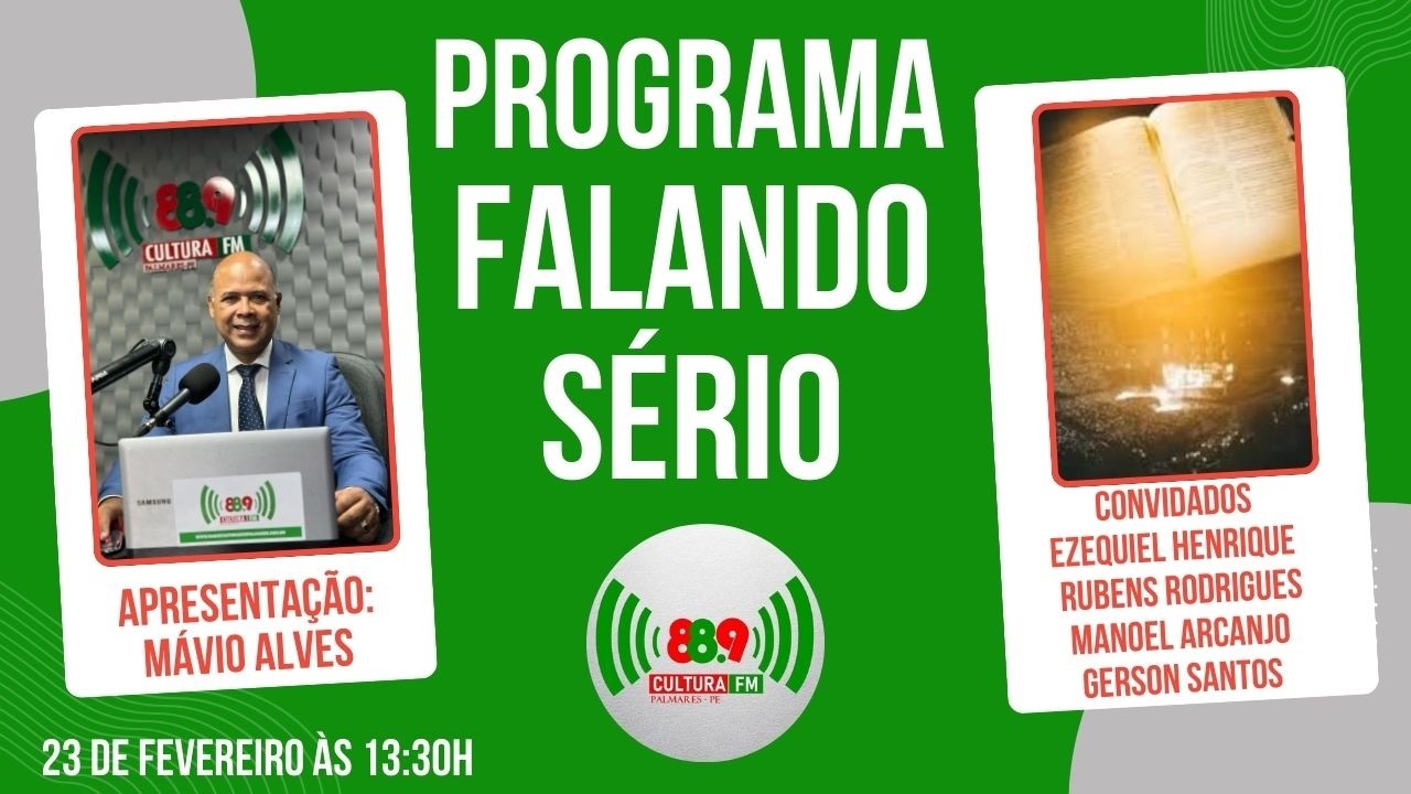 PROGRAMA FALANDO SÉRIO - 23/02/2026
