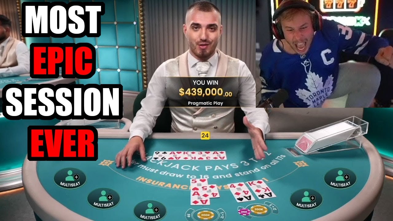 САМАЯ ЭПИЧЕСКАЯ сессия игры в блэкджек!!