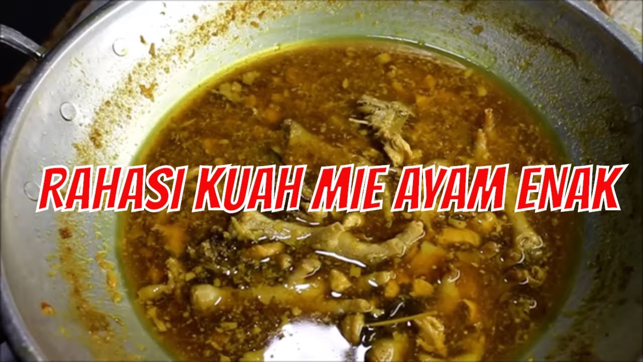 RESEP MIE AYAM KOMPLIT ( DIPAKAI JUALAN DARI TH 2014 )