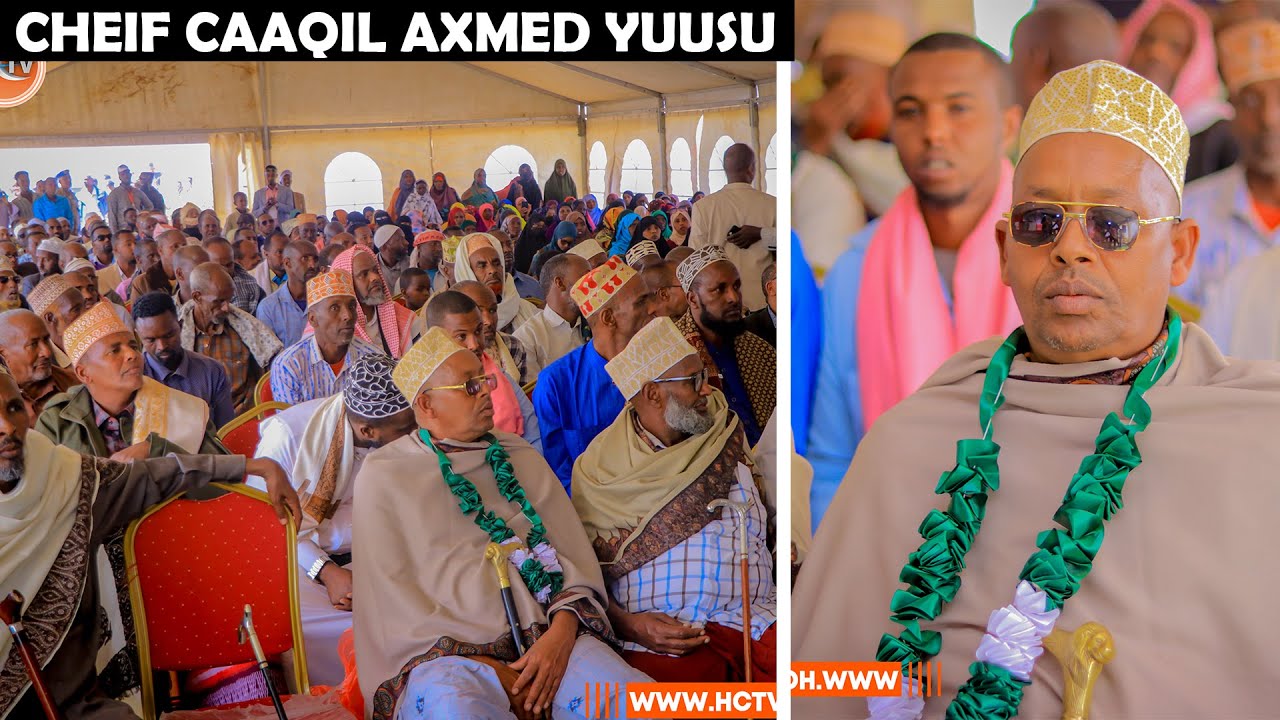 Chief Caaqil Axmed Yuusuf oo lagu caleemo saaray Degmada Faraweyne ee Galbeedka Hargeysa.
