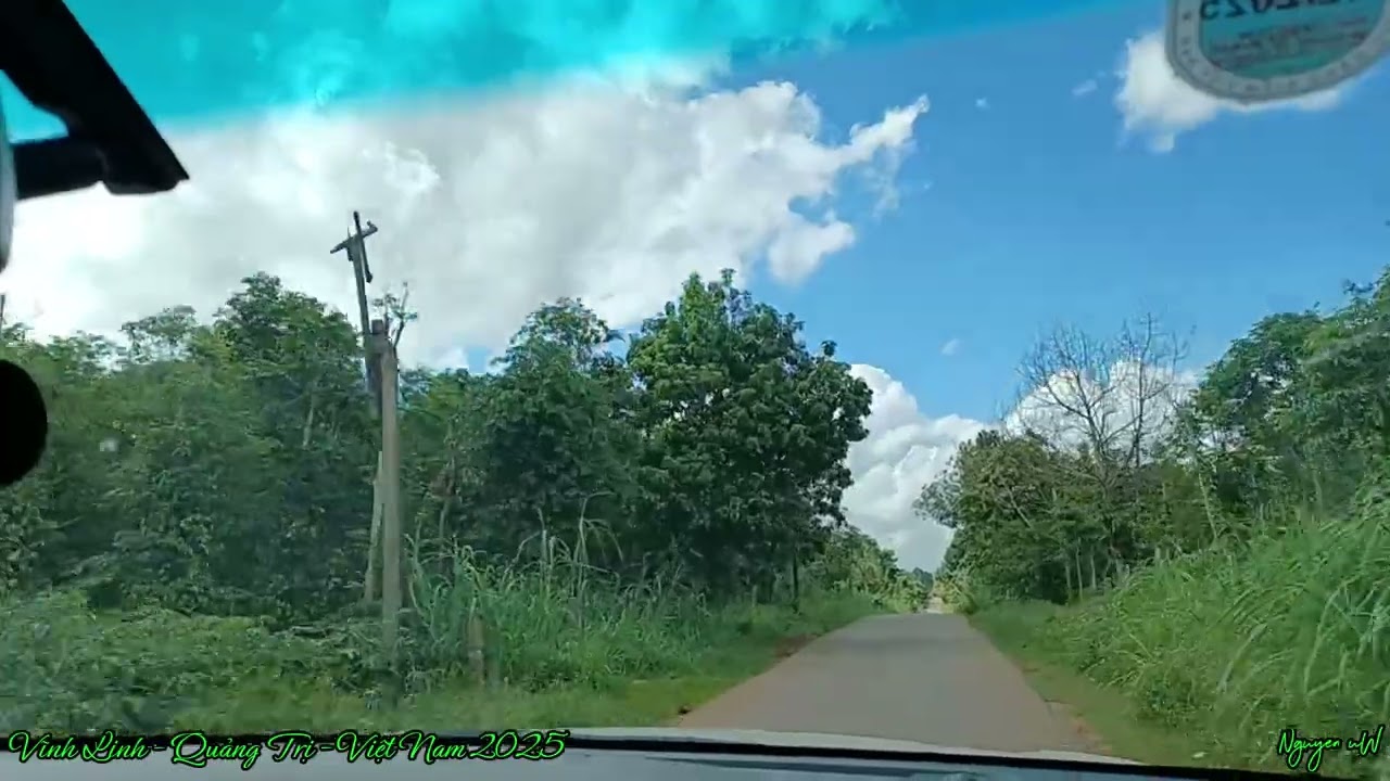Driving in Vinh Linh -  Quang Tri - Vietnam 2025