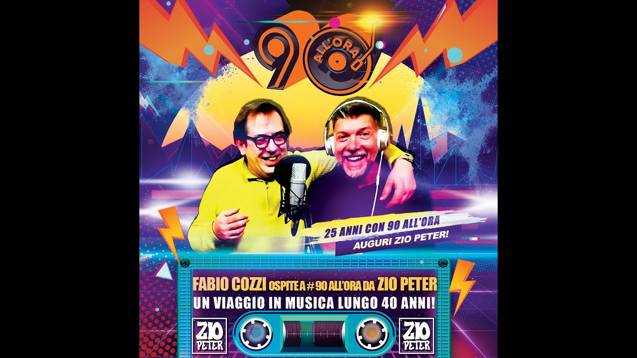 #90allora Speciale 25° Anniversario: Ospite Fabio Cozzi, Dj e Produttore di Musica Dance.