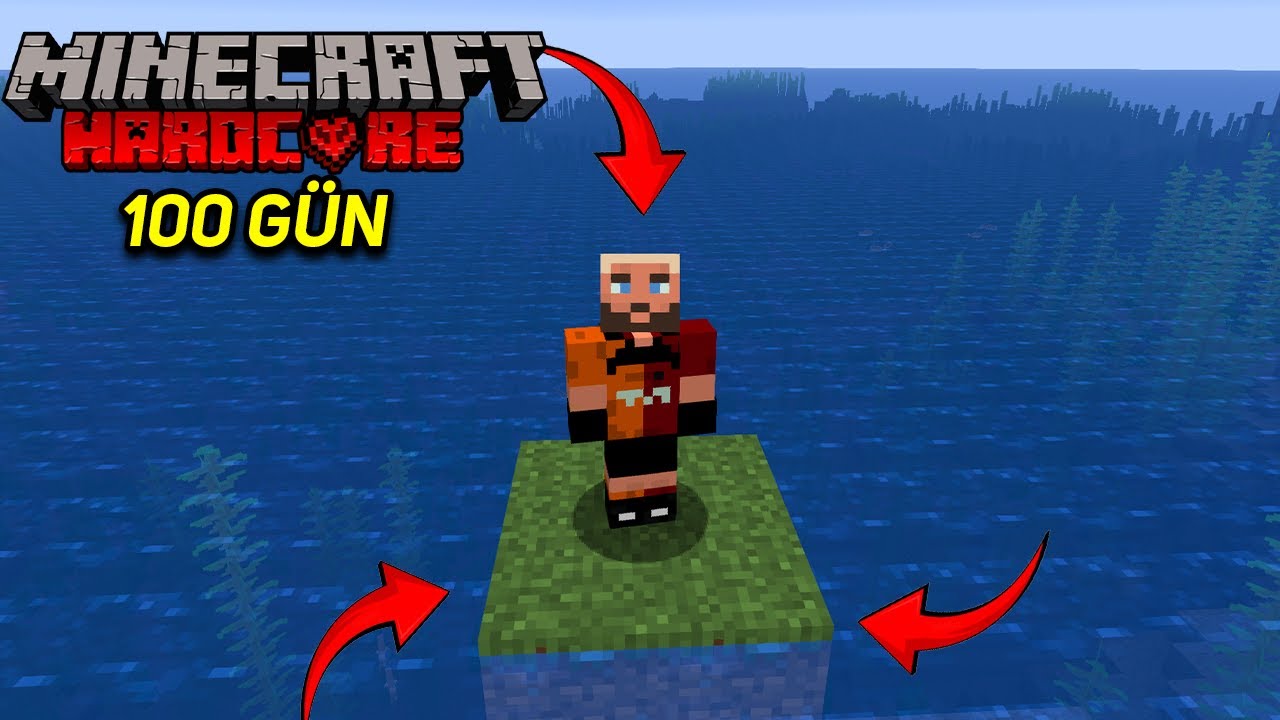 Minecraft Hardcore’da ISSIZ ADADA 100 Gün! (Tek Şansım Vardı)