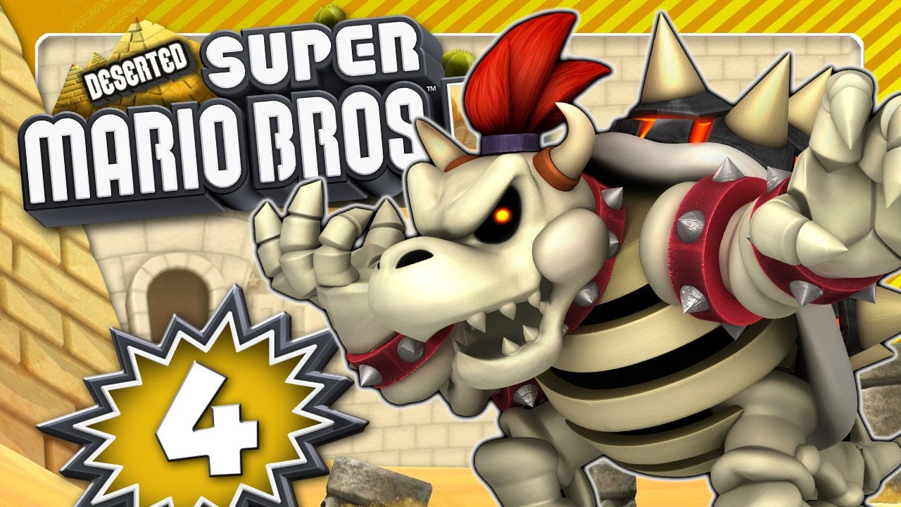 DESERTED SUPER MARIO BROS. U 🏜️ #4: Staubtrockenes Finale gegen Giga-Knochenbowser