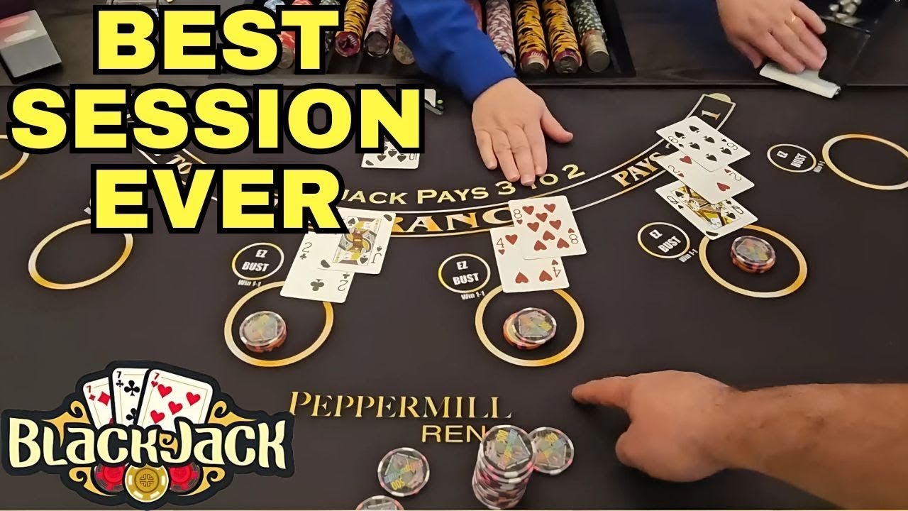 Ставки $7500!!! Огромный выигрыш! Боже мой! Безумный забег в блекджек! 🔥