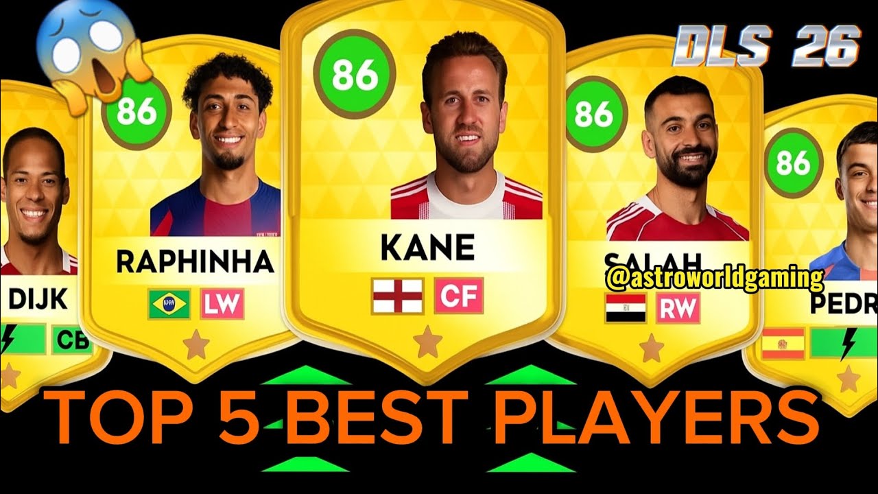 🔥 ТОП-5 ПОЗИЦИЙ В DLS 26 | Лучшие роли игроков, которые доминируют в Dream League Soccer 2026! 🔥#...