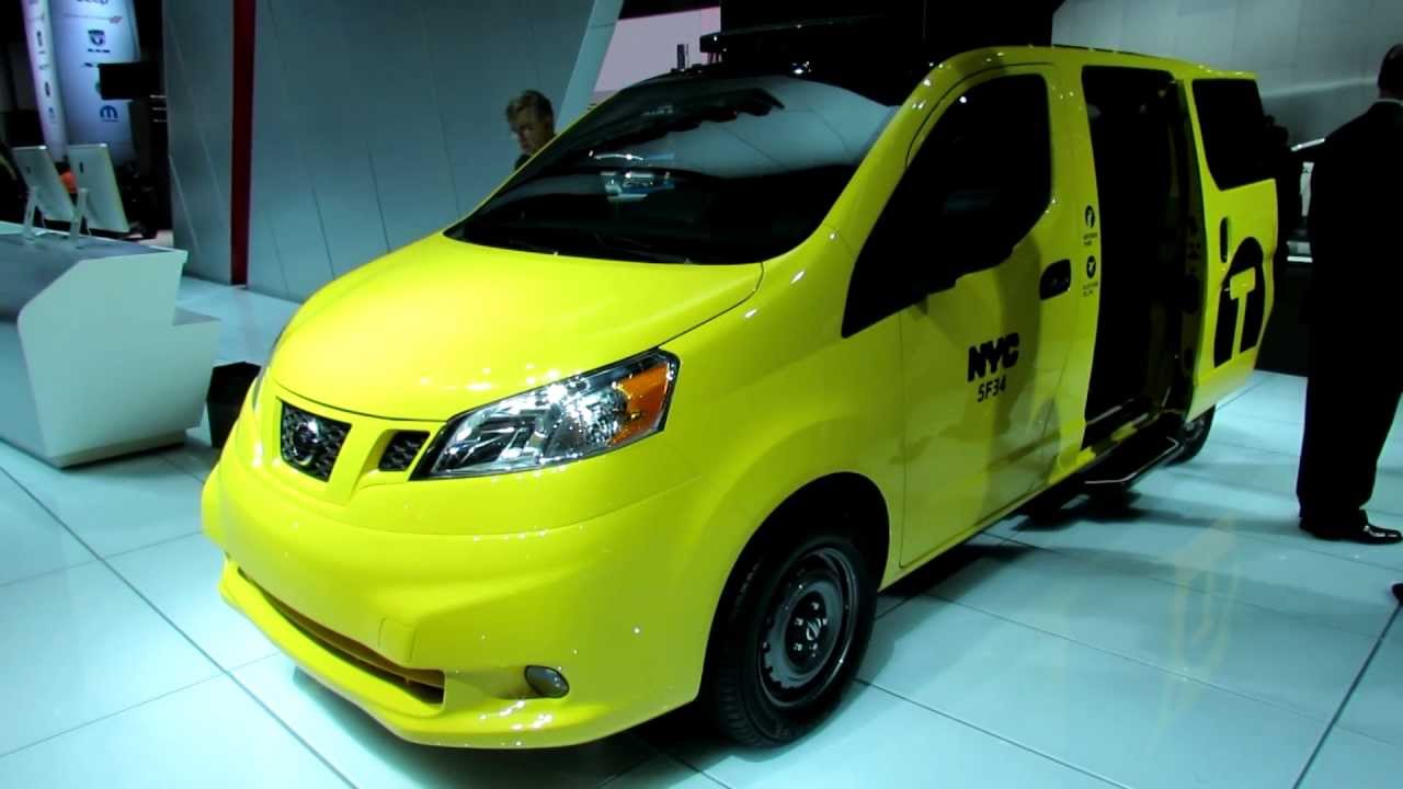 2013 Nissan NV200 New York Taxi Exterior and Interior at 2012 New York International Auro Show