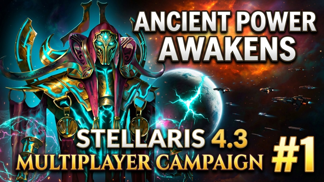 Ancient Power Awakens Multiplayer Stellaris 4.3 Part 1 | Restart