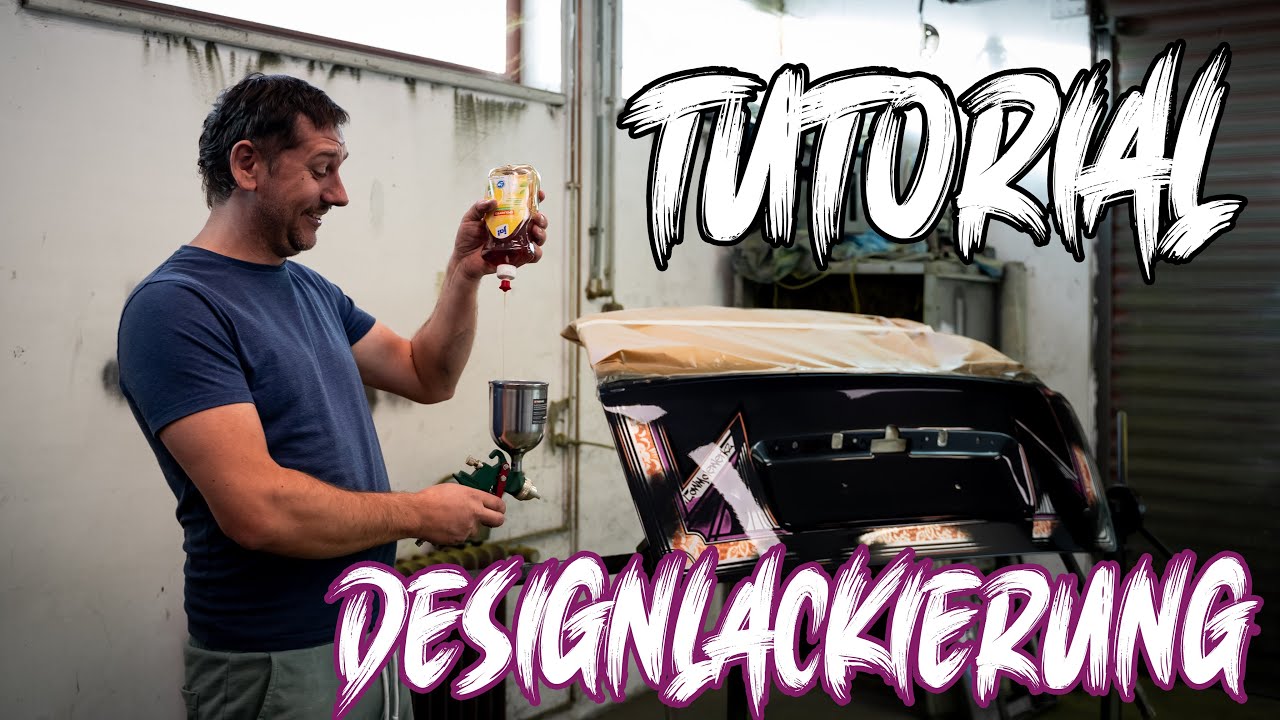 Tutorial Designlackierung! Lackierer sind zu teuer!