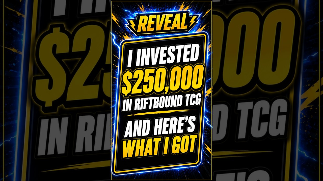 I Invested $250,000 Into Riftbound... Was It Worth It?