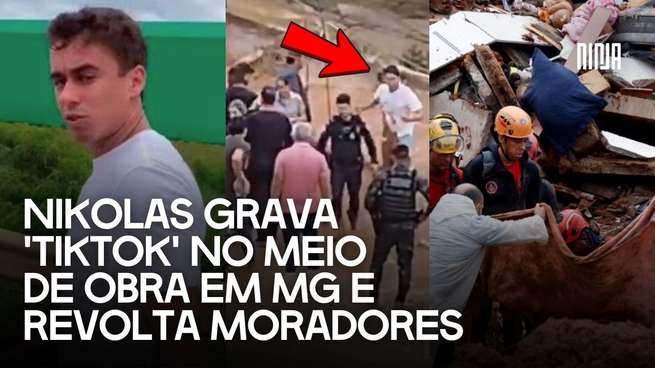 🚨Nikolas é FLAGRADO fazendo “show” em área de TRAGÉDIA em MG e é chamado de 'CANALHA' por moradores🚨