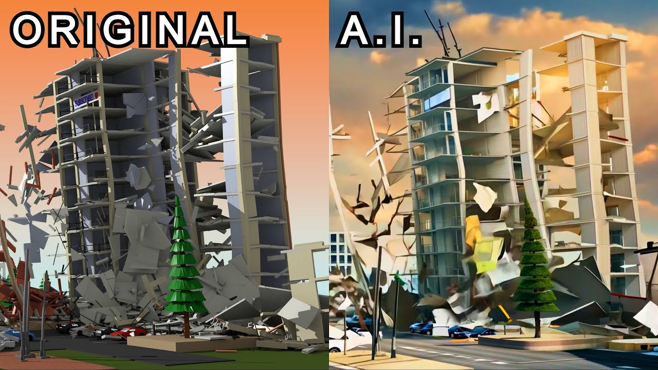 Can A.I. simulate earthquake damage?
