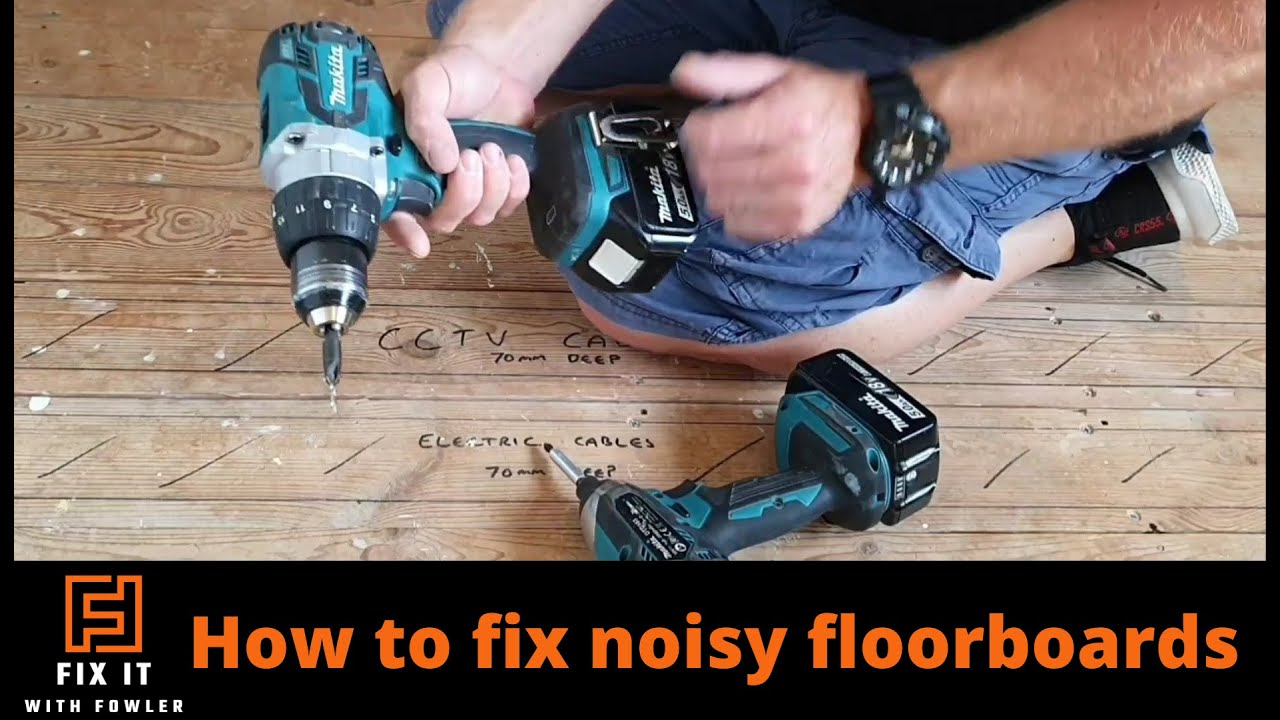 Простое решение проблемы скрипящих половиц! (полное руководство) #flooring