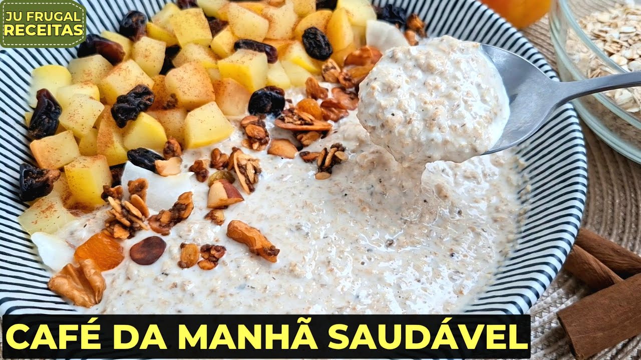 Sem Açúcar, Sem Leite: MINGAU de AVEIA PROBIÓTICO FÁCIL e NUTRITIVO
