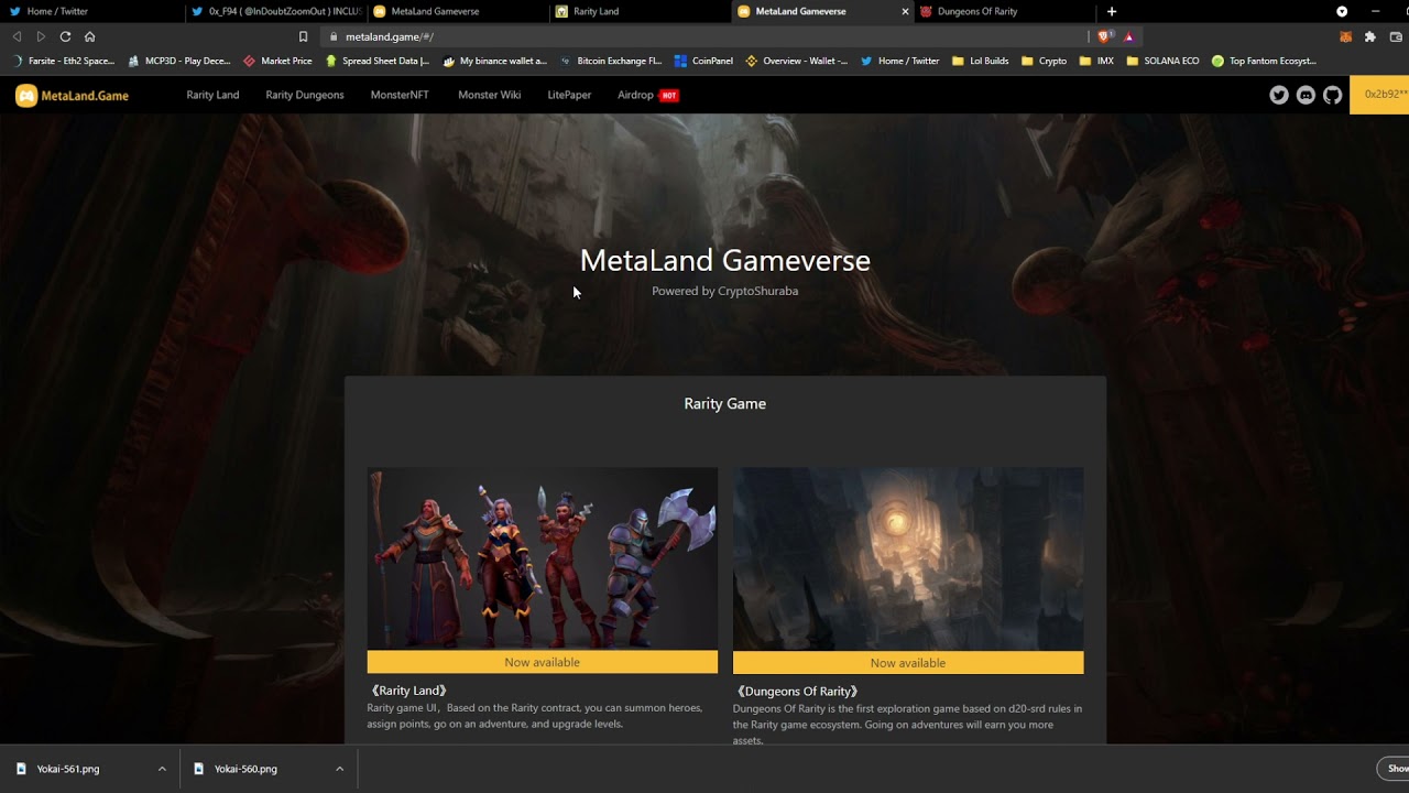 Fantom blockchain (Dag...) Metaland Gameverse!   0xF94