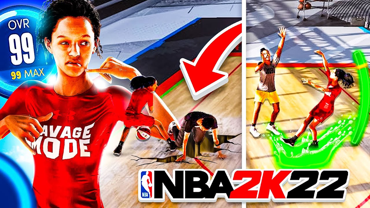 FIRST EVER *FEMALE* DRIBBLE GOD AT 99 OVERALL ON NBA2K22