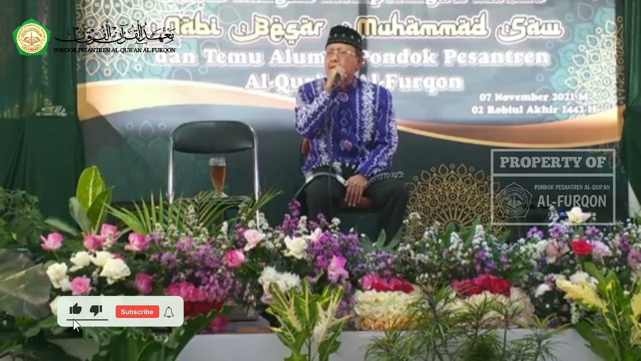 Qori Internasional KH. NANANG QOSIM || Haflah Ponpes Al-Furqon Cicalengka