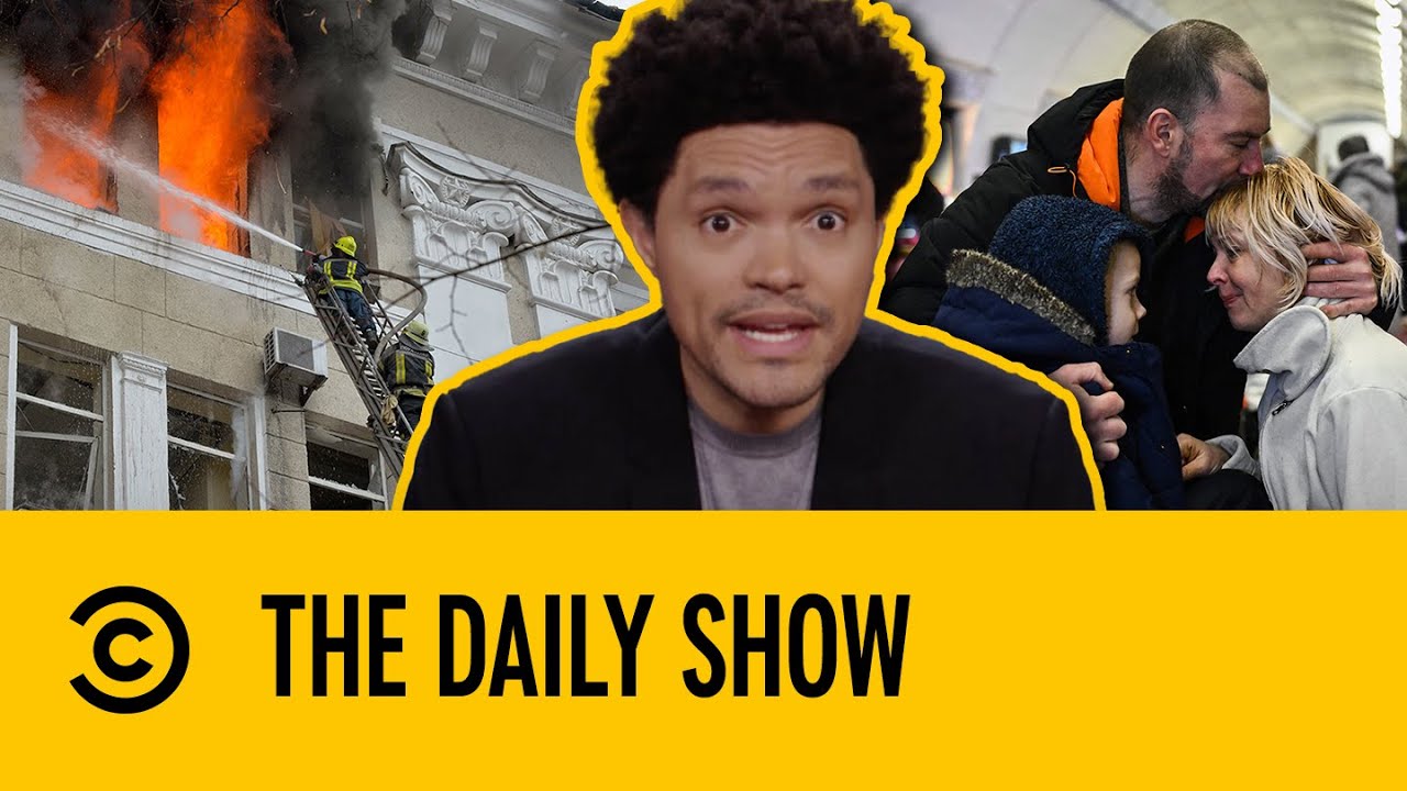 Russian Missile Strike Hits Freedom Square In Kharkiv | The Daily Show With Trevor Noah