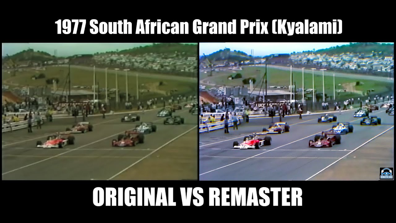 F1 1977 South African Grand Prix (Kyalami) Tom Pryce, Niki Lauda [REMASTER]
