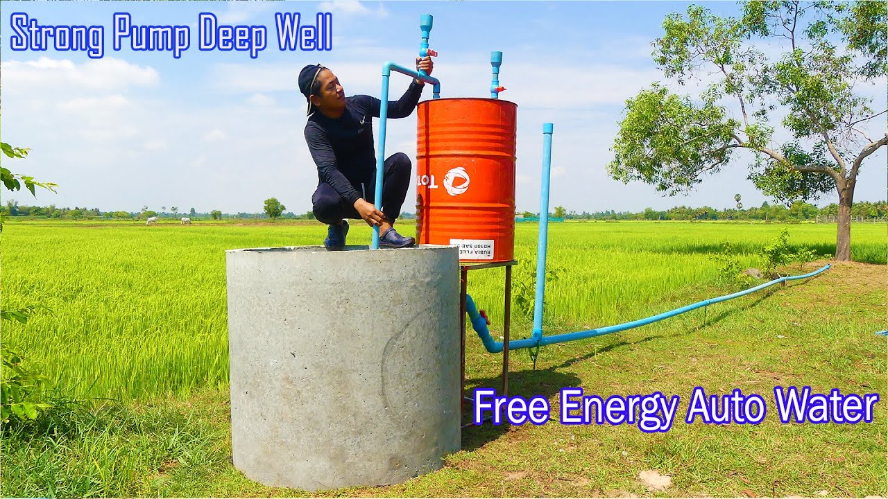Nature Rice Field - How to make Auto Water pump for Big Rice Field