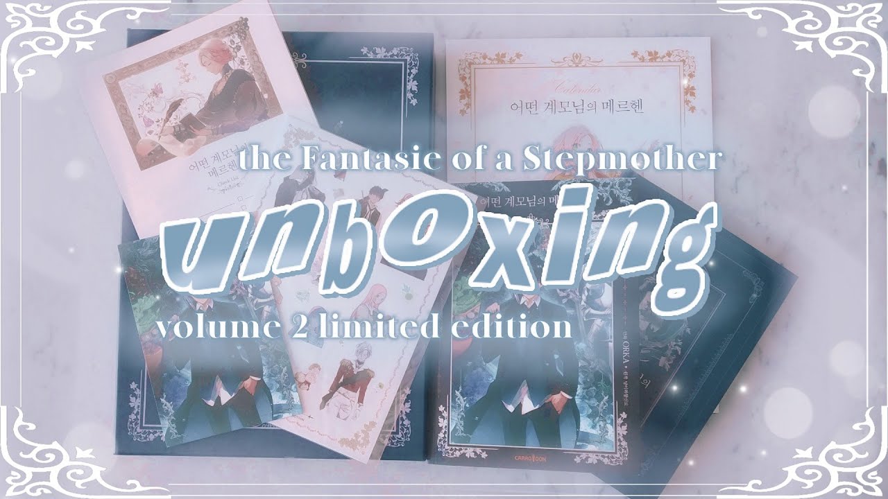 ⸂⸂The Fantasie of a Stepmother manhwa unboxing : limited edition 2