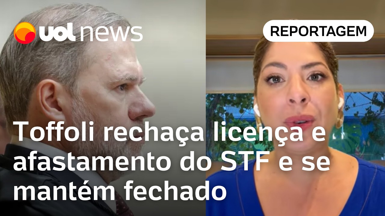Daniela Lima: Toffoli recha&ccedil;a licen&ccedil;a e afastamento do STF e se mant&eacute;m fechado