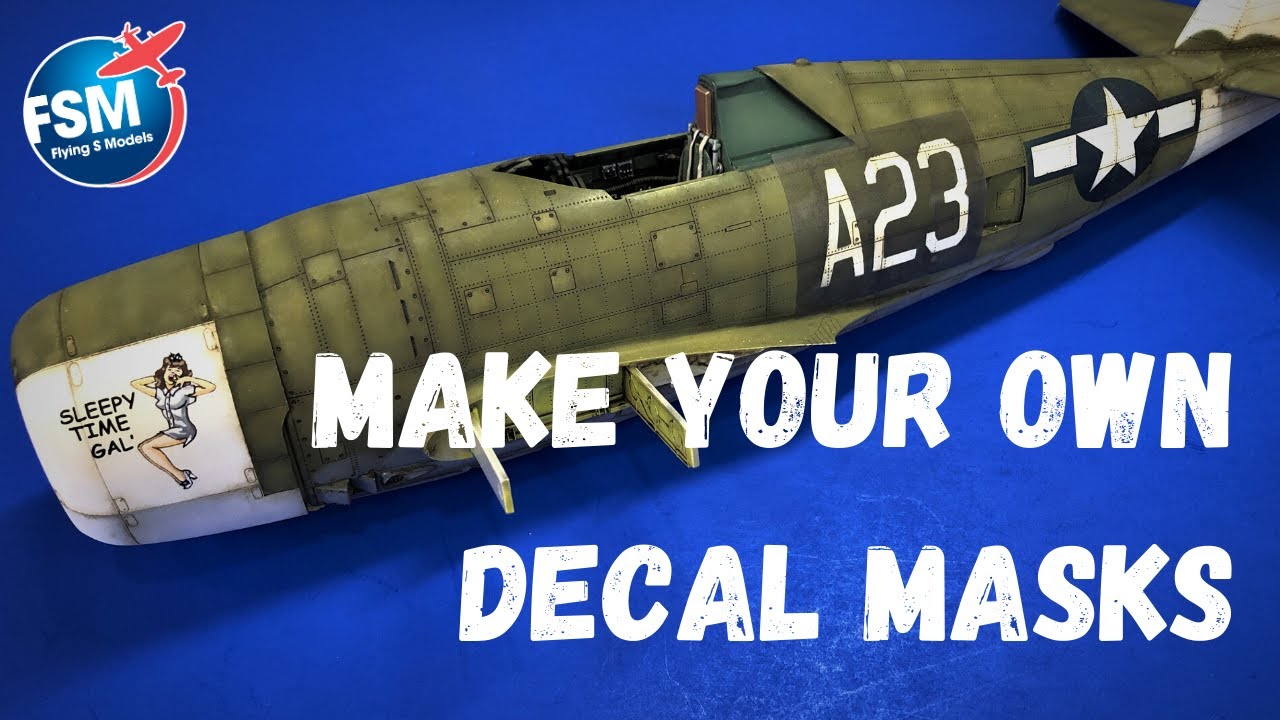 Custom Made Model Decals, Stencils, & Masks with the Silhouette Cameo Cutter