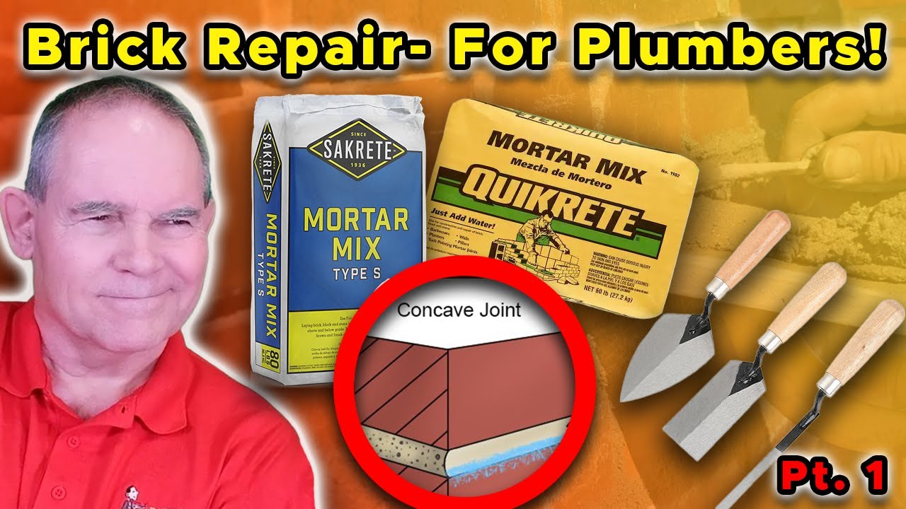 Ремонт и замена кирпичной кладки для сантехников! (Часть 1)