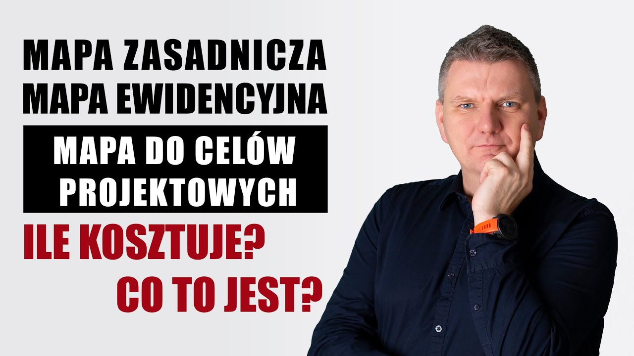 Mapa do celów projektowych cena💰 💰 Co to jest mapa zasadnicza i mapa ewidencyjna [Architekt 2.0]