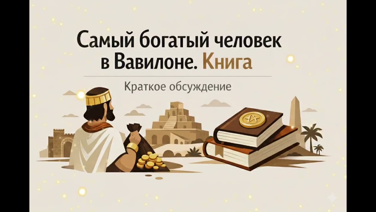 Самый богатый человек в Вавилоне — Джордж Клейсон | Краткое обсуждение книги