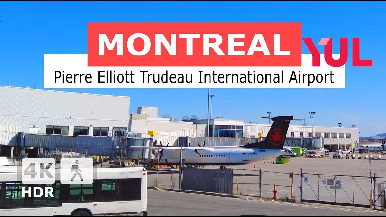 Explore Montréal-Trudeau Airport in Stunning 4K | YUL | Quebec, Canada 2025