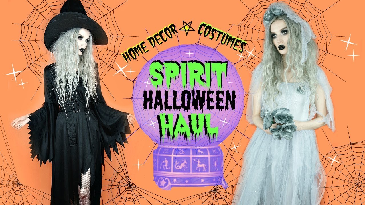 SPIRIT HALLOWEEN HAUL! Home Decor + Costume Try-on