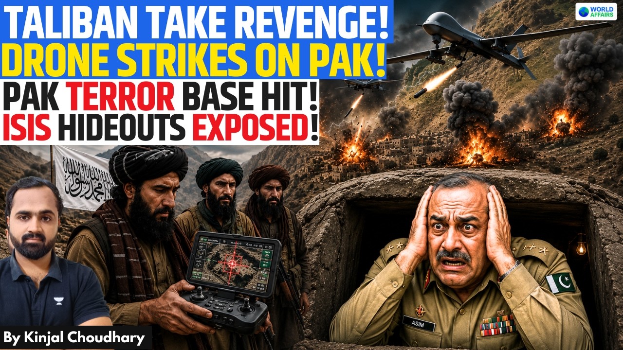 Taliban Launches Drone Strikes Inside Pakistan! ISIS Hideouts & Terror Bases Hit | Kinjal