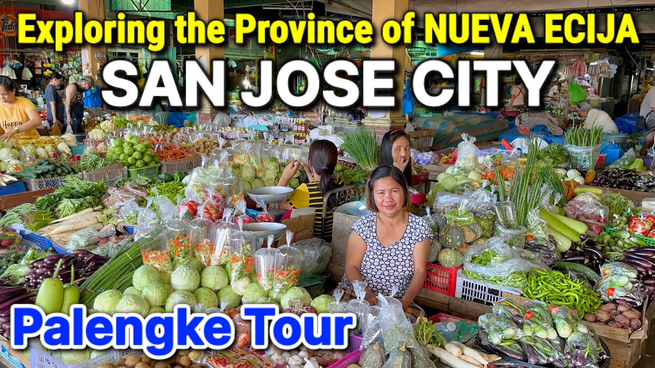 PALENGKE TOUR in SAN JOSE CITY, NUEVA ECIJA - Public Market & Town Center Walking Tour | Philippines