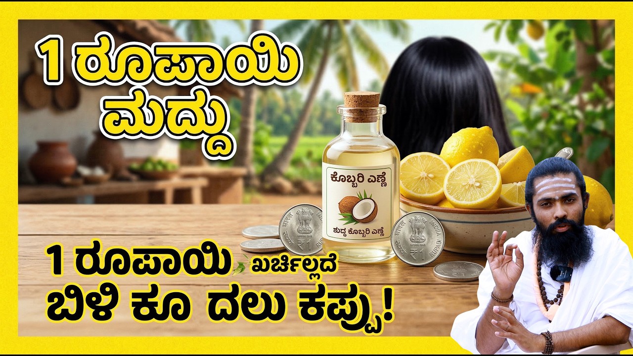 ಬಿಳಿ ಕೂದಲು ಕಪ್ಪಾಗಿಸಲು 100% Natural Hair Pack | Bili Kudalu Kappu Madodu Hege | White Hair Kannada