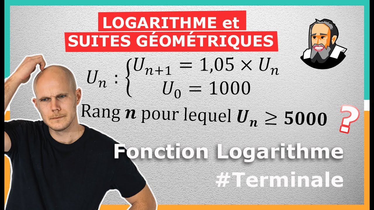 ln(x) et SUITES GÉOMÉTRIQUES - Exercice Corrigé - Terminale