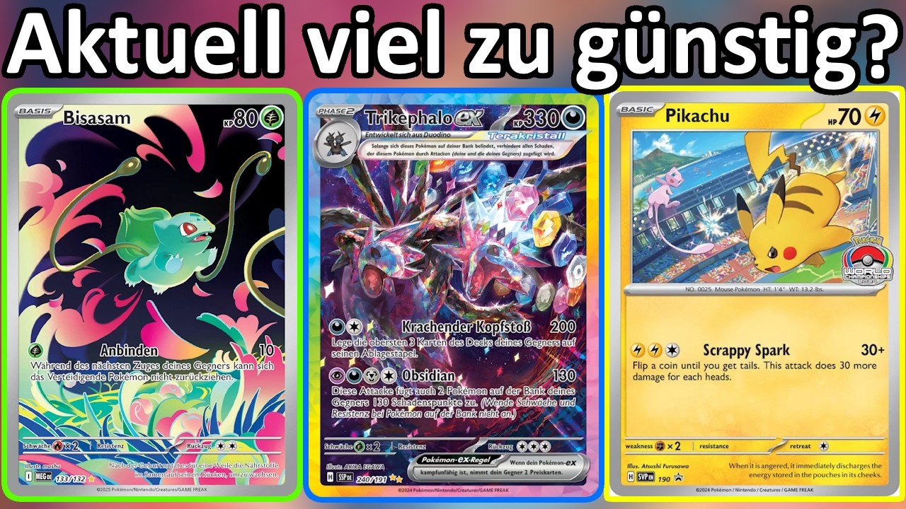 Wie erkennt man UNDERRATEDE Pokemon Karten?