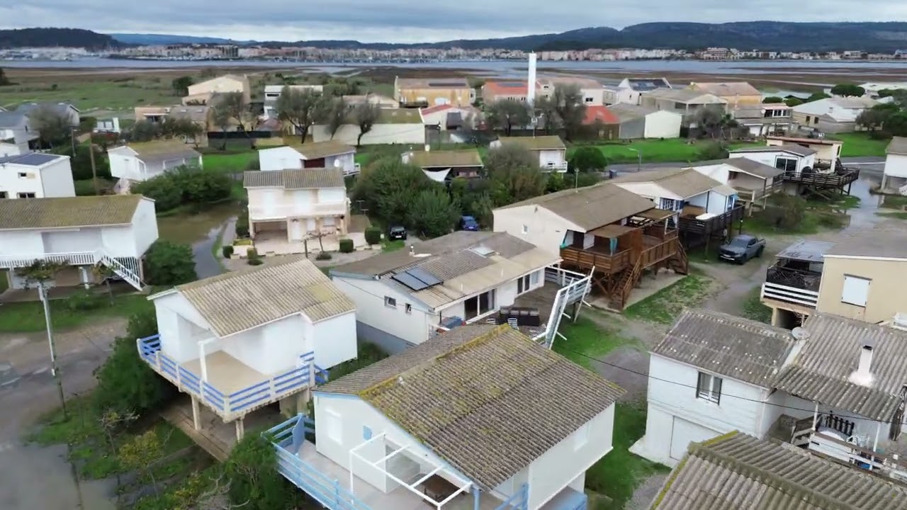 Plage des Chalets Gruissan dji mini 3