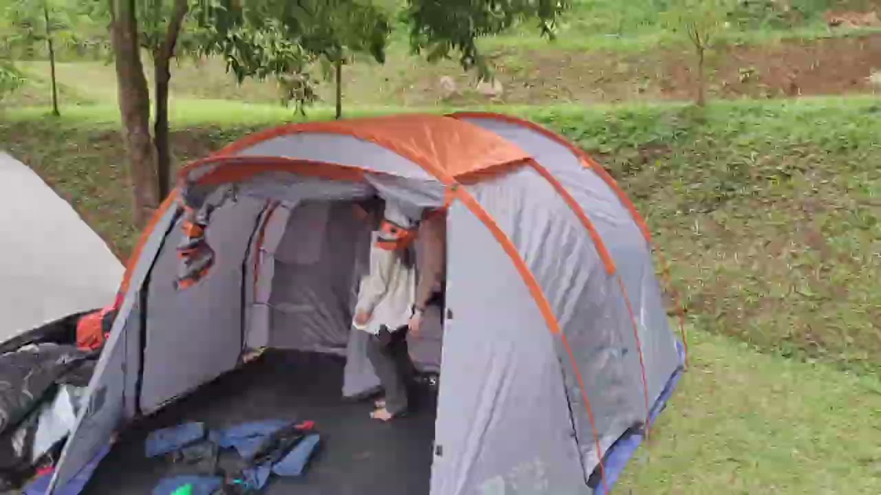 Perdana camping team teras 🏕 #camping #healing #samaracamp#tetanggakuidolaku#puncak #samara 