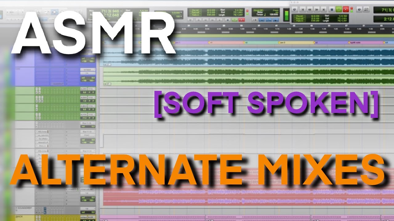ASMR Music Production: Printing and Exporting Alternate Mixes [Soft Spoken]