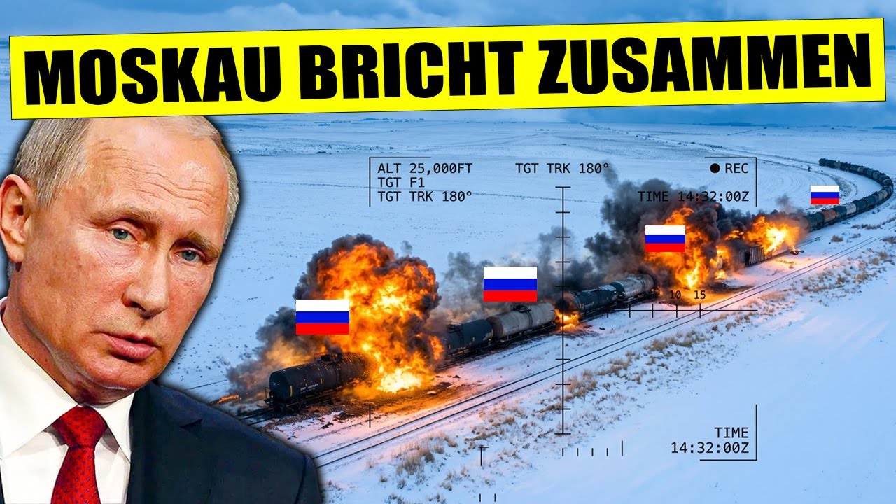 Moskaus wichtigste Landbrücke gekappt – Explosion legt 5-Mrd.-Eisenbahn lahm