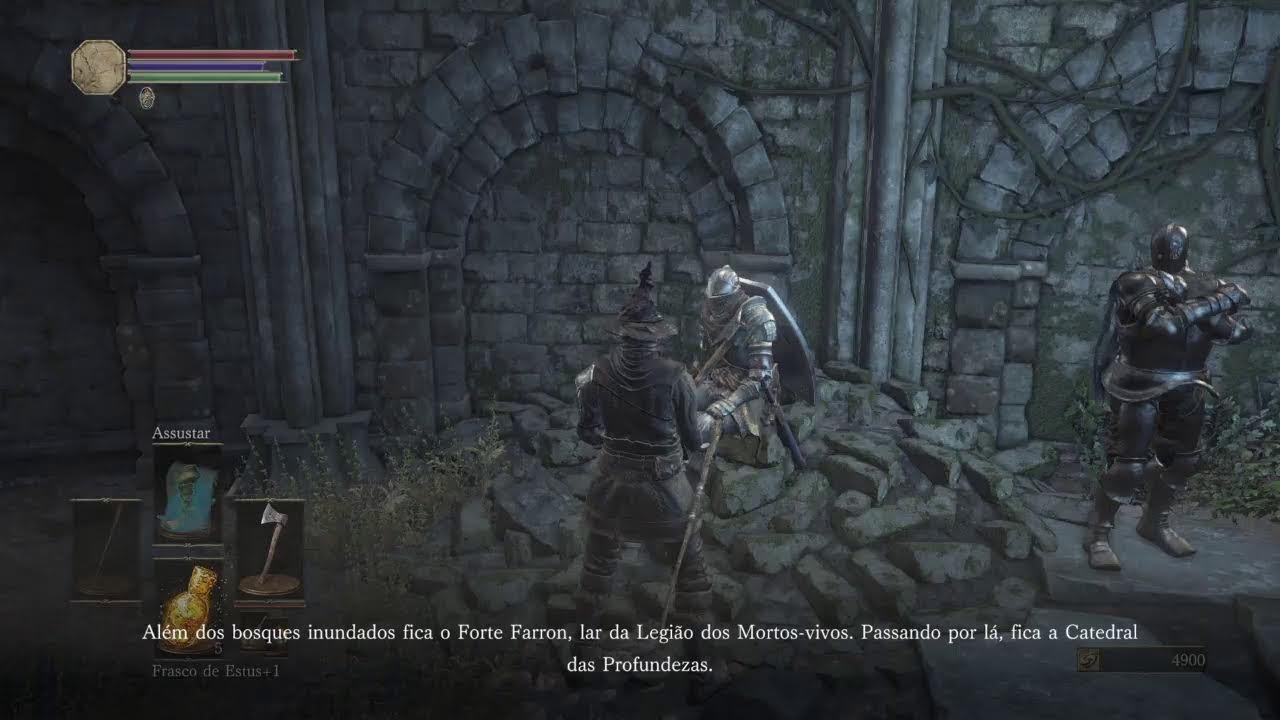 Dark Souls 3 Relembrando como joga, batendo papo com os noturnos