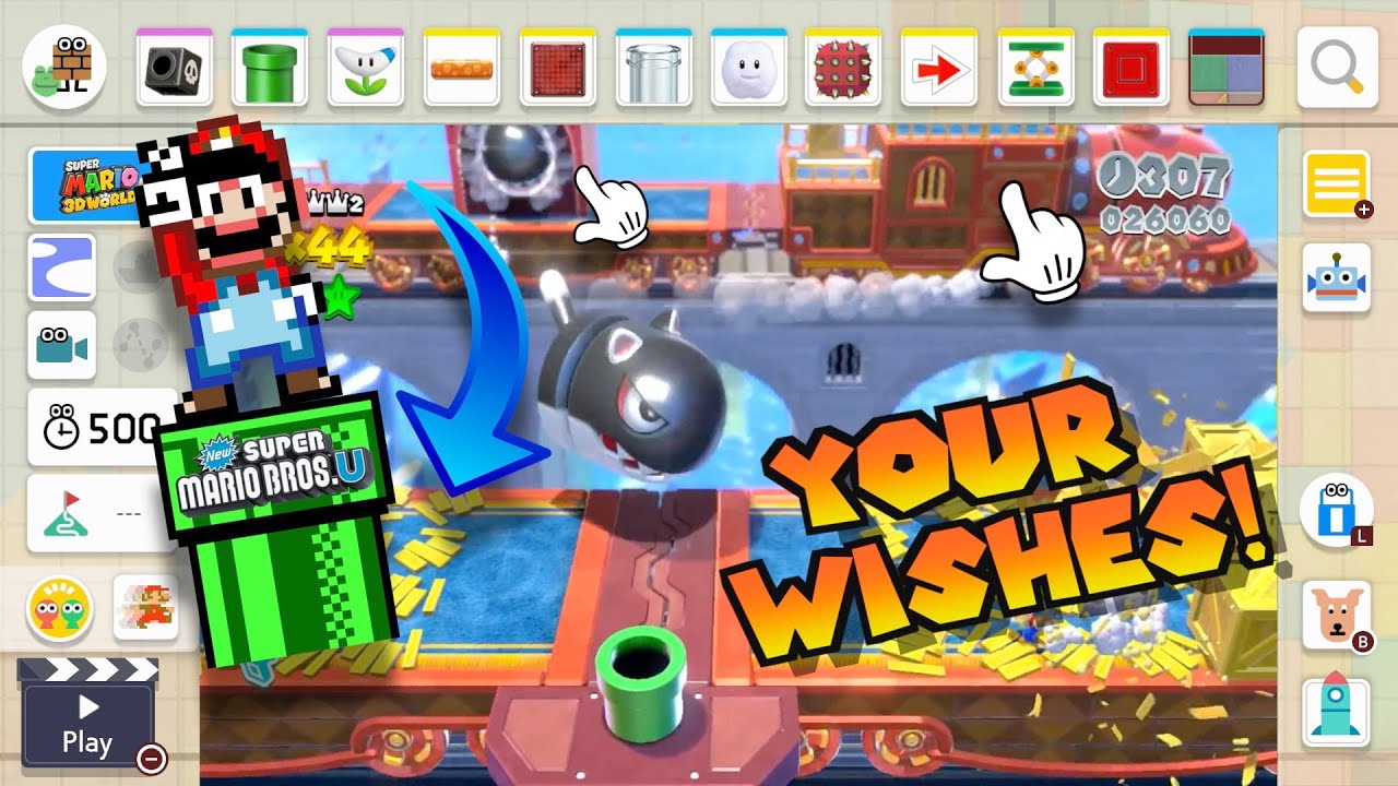 13 Things You Wish you Could Do in Mario Maker 2! [Viewer Wishes]