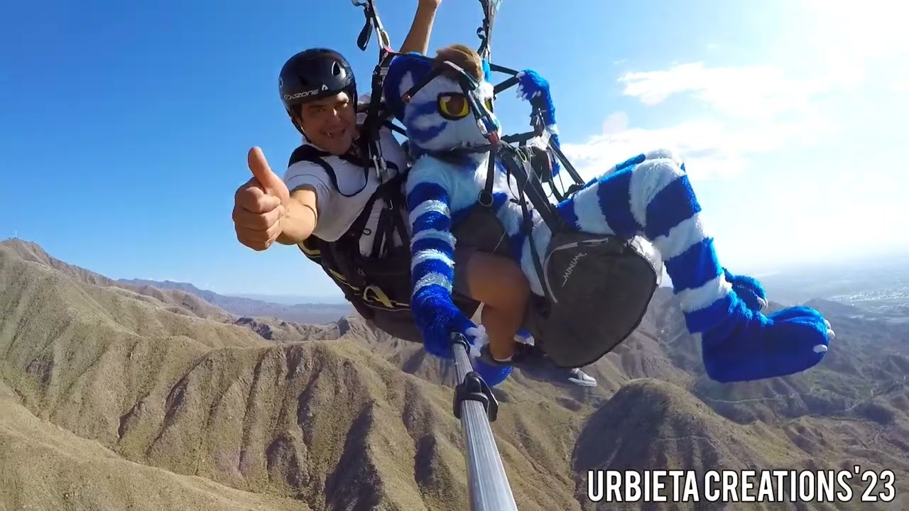 Paraglider in fursuit