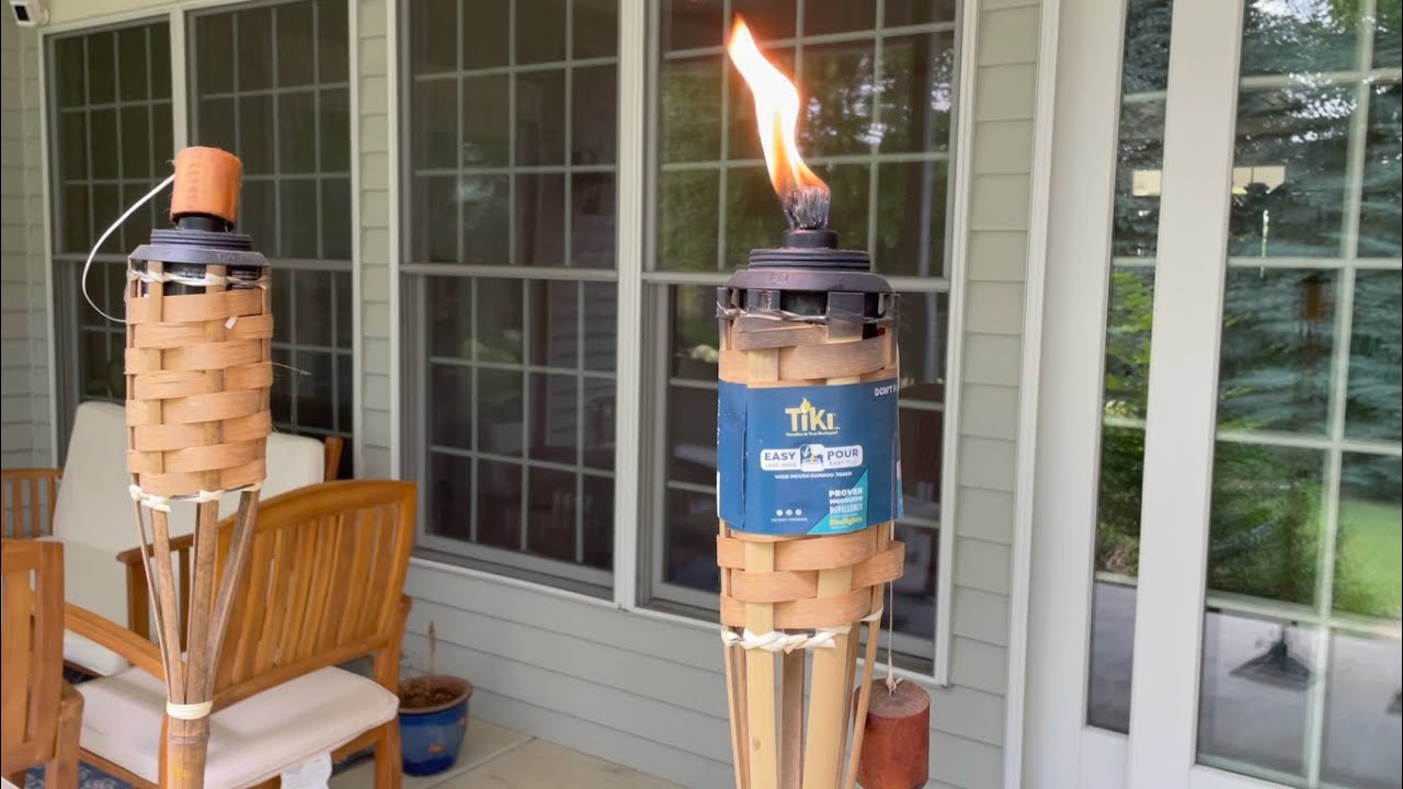 Review of TIKI Brand 4-Pack Luau Bamboo Torches